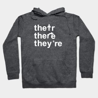 Their, there, they're. Hoodie